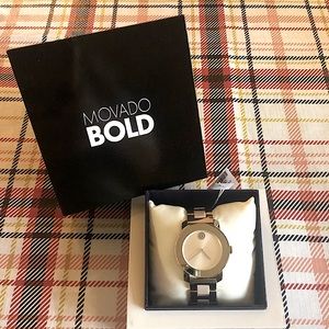Movado BOLD Ceramic ladies NWT